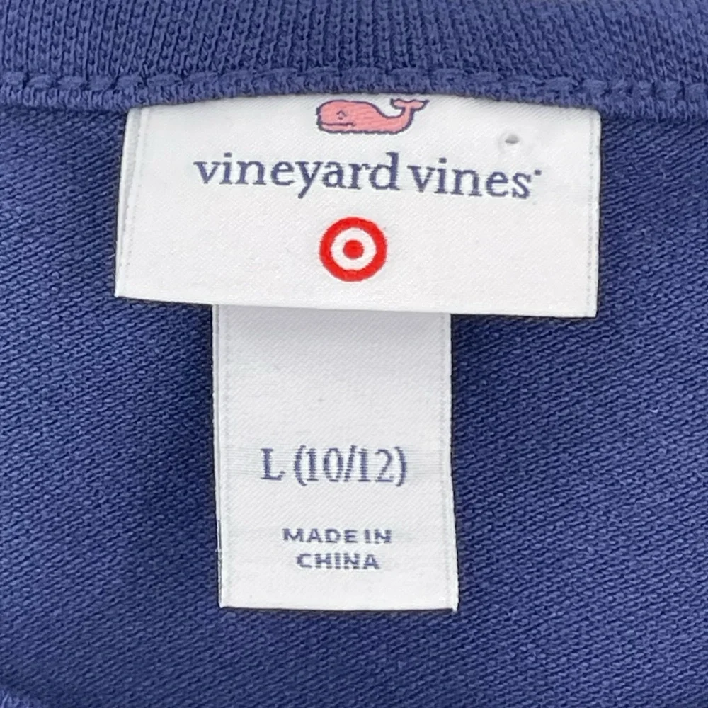 Vineyard Vines X Target Striped Blue & White Sleeveless Tank Dress Girls L 10/12